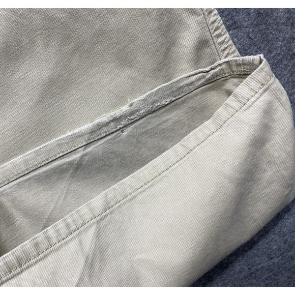 Old Navy Pants Womens Size 2 Beige Ultra Low Rise Wide Leg Casual Chino Y2K - Picture 15 of 16